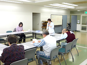 本日の栄養教室に参加して頂いた皆様の様子です。