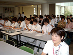 口腔ケア院内研修会の様子